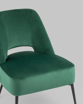 Кресло Stool Group Кресло лаунж Бостон велюр зелёный арт. УТ000036648