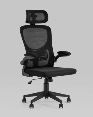 Кресло компьютерное TopChairs Кресло офисное TopChairs Airone черный арт. УТ000036682