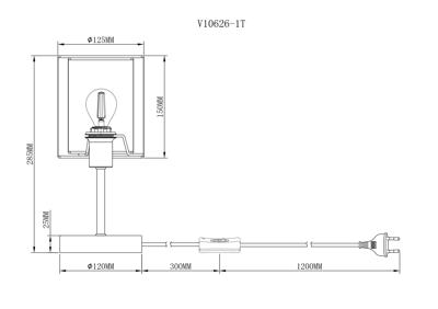 Лампа Moderli Лампа настольная Moderli V10626-1T Room арт. УТ000036815