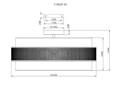 Светильник Moderli Светильник потолочный Moderli V10628-6C Gela арт. УТ000036817