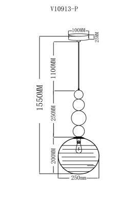 Светильник Moderli Светильник подвесной Moderli V10913-P Arti арт. УТ000038245