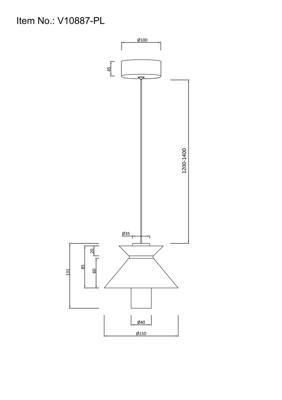 Светильник Moderli Светильник подвесной светодиодный Moderli V10887-PL Ori арт. УТ000037994