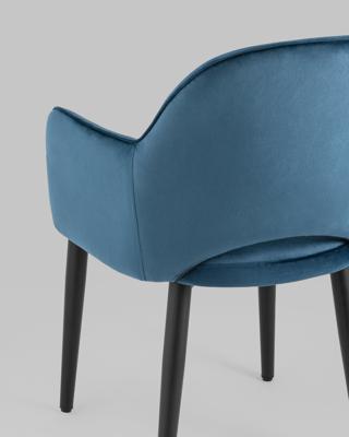 Комплект Stool Group Стул Венера велюр сине-зеленый 2 шт арт. УТ000038667