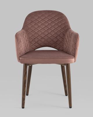Комплект Stool Group Стул Венера диамант велюр пыльно-розовый 2 шт арт. УТ000038674
