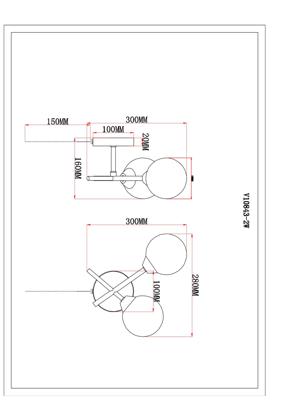 Бра Moderli Бра Moderli V10843-2W Molecule арт. УТ000037932