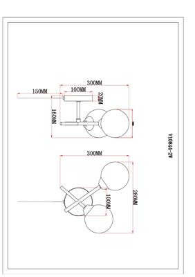 Бра Moderli Бра Moderli V10844-2W Molecule арт. УТ000037933