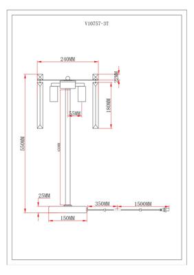 Лампа Moderli Лампа настольная Moderli V10757-3T Levi арт. УТ000037846