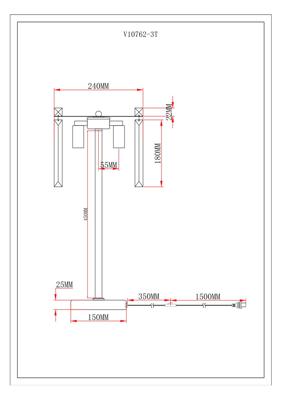 Лампа Moderli Лампа настольная Moderli V10762-3T Levi арт. УТ000037851