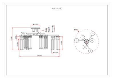 Люстра Moderli Люстра потолочная Moderli V10751-6C Everly арт. УТ000037840