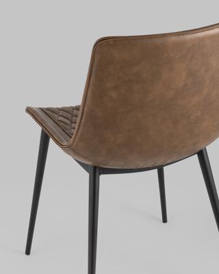 Комплект Stool Group Стул TEXAS экокожа коричневый 2 шт. арт. УТ000037294