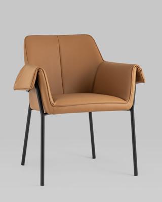 Комплект Stool Group Кресло Бесс экокожа коричневый 2 шт. арт. УТ000037183