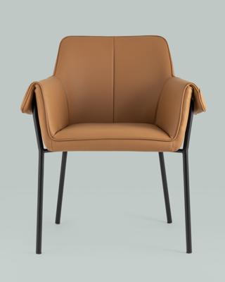 Комплект Stool Group Кресло Бесс экокожа коричневый 2 шт. арт. УТ000037183