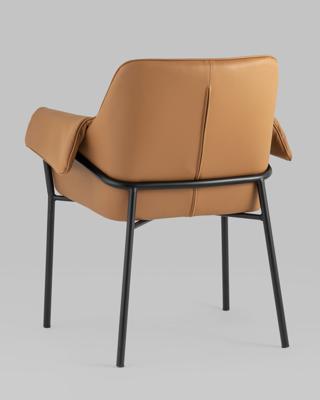 Комплект Stool Group Кресло Бесс экокожа коричневый 2 шт. арт. УТ000037183