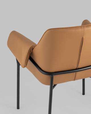 Комплект Stool Group Кресло Бесс экокожа коричневый 2 шт. арт. УТ000037183