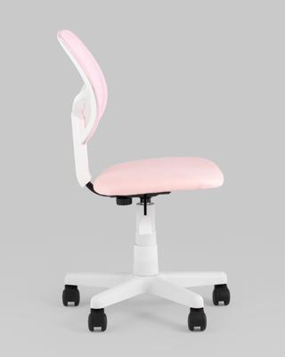 Кресло компьютерное Stool Group Кресло компьютерное детское ЛОЛО розовый пластик белый арт. УТ000039089