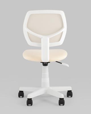 Кресло компьютерное Stool Group Кресло компьютерное детское ЛОЛО бежевый пластик белый арт. УТ000039090