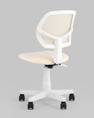 Кресло компьютерное Stool Group Кресло компьютерное детское ЛОЛО бежевый пластик белый арт. УТ000039090