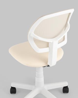 Кресло компьютерное Stool Group Кресло компьютерное детское ЛОЛО бежевый пластик белый арт. УТ000039090