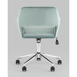 Кресло компьютерное Stool Group Кресло офисное ROSS велюр серо-зеленый арт. УТ000039077