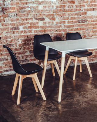 Комплект Stool Group Стул FRANKFURT черный 4 шт. арт. УТ000036610