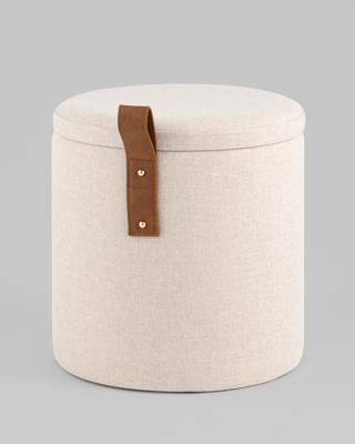 Пуф Stool Group Пуф с ящиком Эркки рогожка XS белый арт. УТ000039492