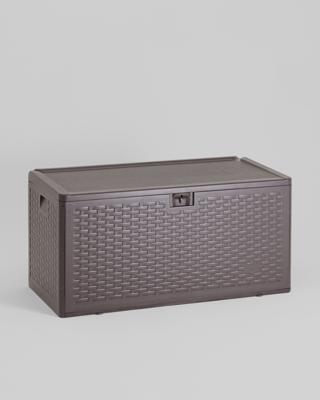 Шкаф Stool Group Стол-сундук Кейт пластик 110*55 см 276 л коричневый арт. УТ000039339