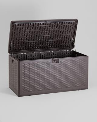 Шкаф Stool Group Стол-сундук Кейт пластик 110*55 см 276 л коричневый арт. УТ000039339
