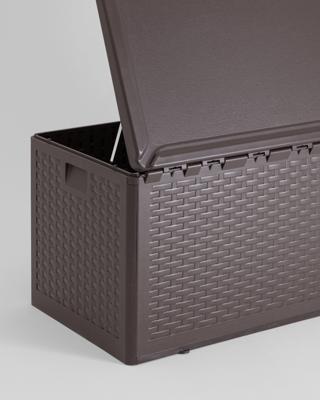 Шкаф Stool Group Стол-сундук Кейт пластик 110*55 см 276 л коричневый арт. УТ000039339