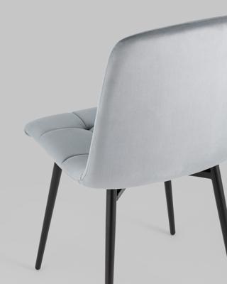 Комплект Stool Group Стул Одди велюр серый 4 шт. арт. УТ000036538