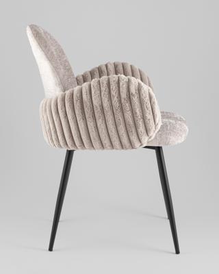 Стул Stool Group Стул обеденный Wave Stripes букле серый арт. УТ000040342