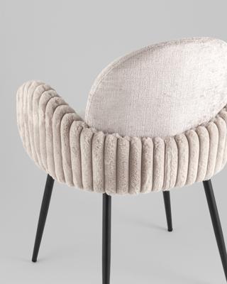 Стул Stool Group Стул обеденный Wave Stripes букле серый арт. УТ000040342