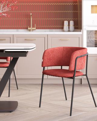 Кресло Stool Group Кресло Нэлли New буклированный велюр терракотовый арт. УТ000039979