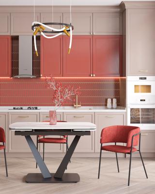 Кресло Stool Group Кресло Нэлли New буклированный велюр терракотовый арт. УТ000039979