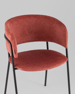 Кресло Stool Group Кресло Нэлли New буклированный велюр терракотовый арт. УТ000039979