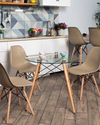 Стул Stool Group Стул Eames Style DSW бежевый (разборный каркас) арт. УТ000037157