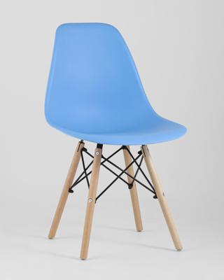 Стул Stool Group Стул Eames Style DSW голубой (разборный каркас) арт. УТ000037589