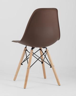 Стул Stool Group Стул Eames Style DSW коричневый (разборный каркас) арт. УТ000037592