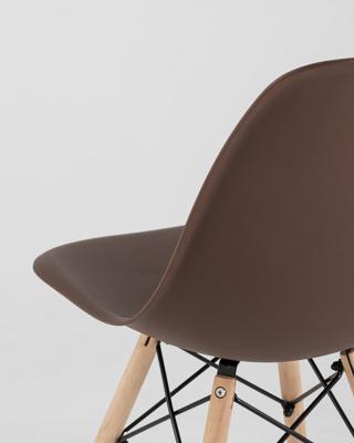 Стул Stool Group Стул Eames Style DSW коричневый (разборный каркас) арт. УТ000037592