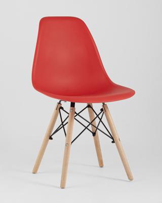 Стул Stool Group Стул Eames Style DSW красный (разборный каркас) арт. УТ000037593