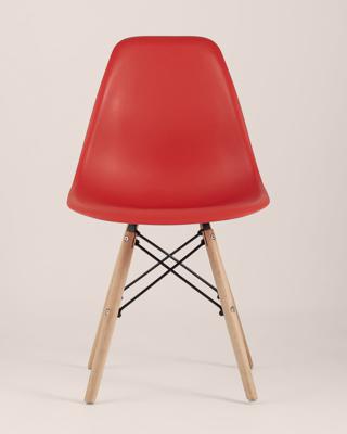Стул Stool Group Стул Eames Style DSW красный (разборный каркас) арт. УТ000037593