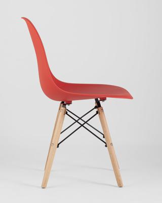 Стул Stool Group Стул Eames Style DSW красный (разборный каркас) арт. УТ000037593