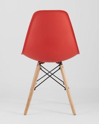 Стул Stool Group Стул Eames Style DSW красный (разборный каркас) арт. УТ000037593