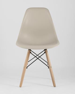 Комплект Stool Group Стул Eames Style DSW бежевый x4 (разборный каркас) арт. УТ000037158