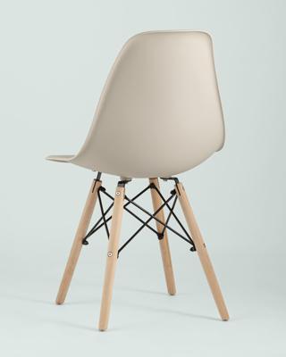 Комплект Stool Group Стул Eames Style DSW бежевый x4 (разборный каркас) арт. УТ000037158