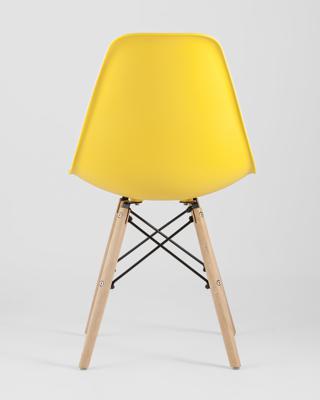 Комплект Stool Group Стул Eames Style DSW желтый x4 (разборный каркас) арт. УТ000037604