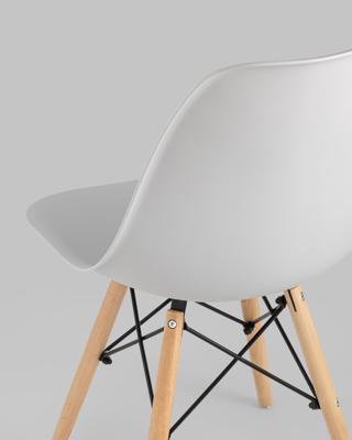 Комплект Stool Group Стул Eames Style DSW светло-серый x4 (разборный каркас) арт. УТ000037608
