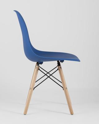 Стул Stool Group Стул Eames Style DSW синий (разборный каркас) арт. УТ000037596