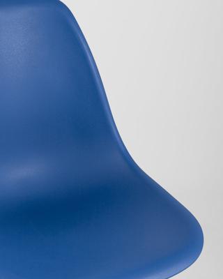 Стул Stool Group Стул Eames Style DSW синий (разборный каркас) арт. УТ000037596