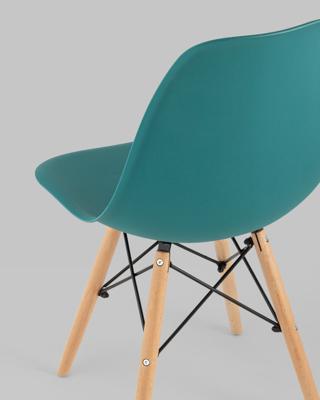 Комплект Stool Group Стул Eames Style DSW темно-бирюзовый x4 (разборный каркас) арт. УТ000037611