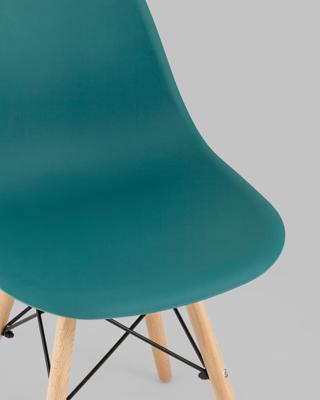 Комплект Stool Group Стул Eames Style DSW темно-бирюзовый x4 (разборный каркас) арт. УТ000037611